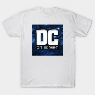 DC on SCREEN Podcast Logo (Blue) T-Shirt